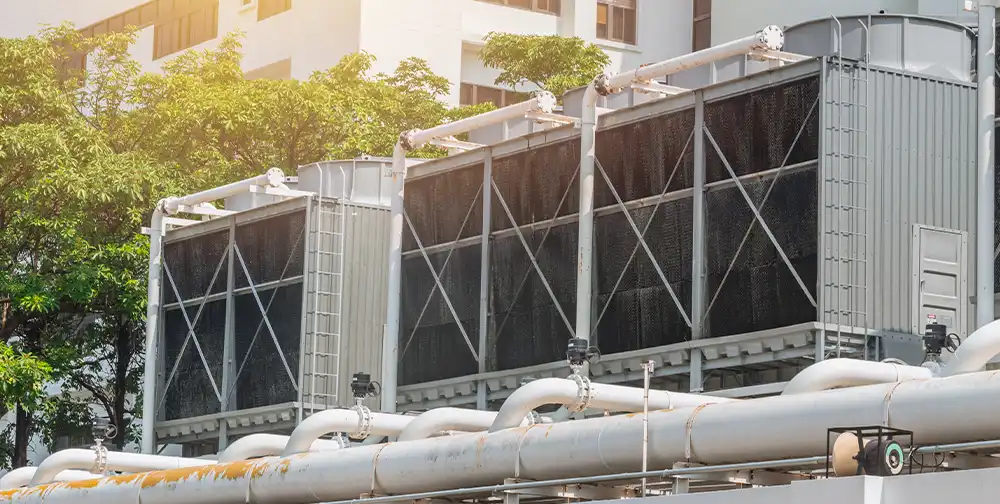 Industrial Chiller System on Indianapolis Building