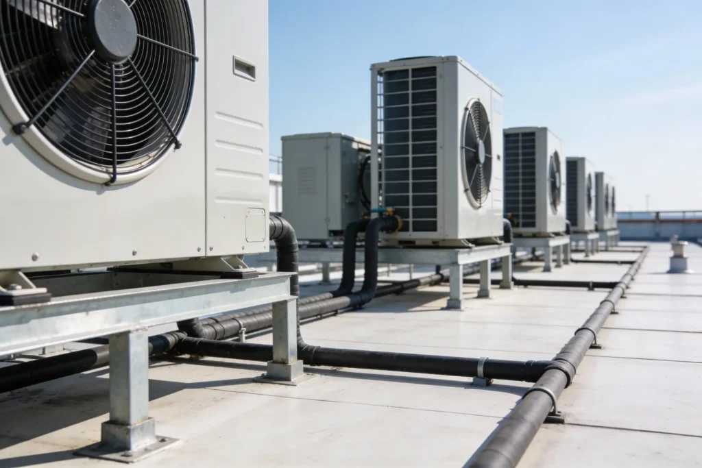 New HVAC system on Indianapolis Rooftop