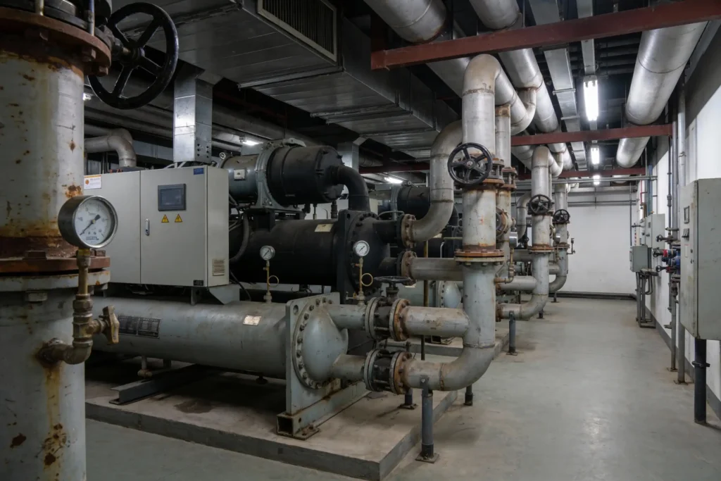 aging HVAC system in Indianapolis building