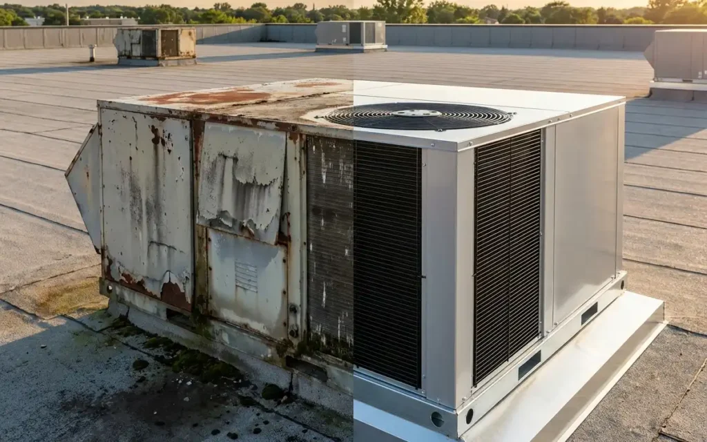 Old RTU compared to New RTU
