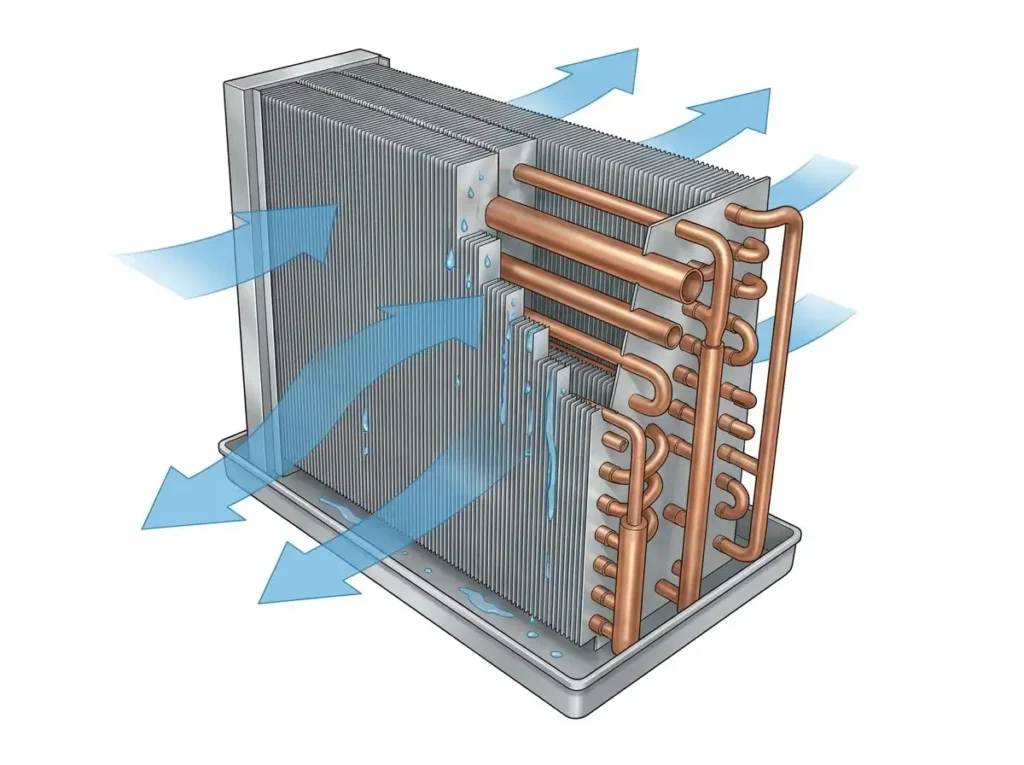 Condenser Unit cutaway graphic