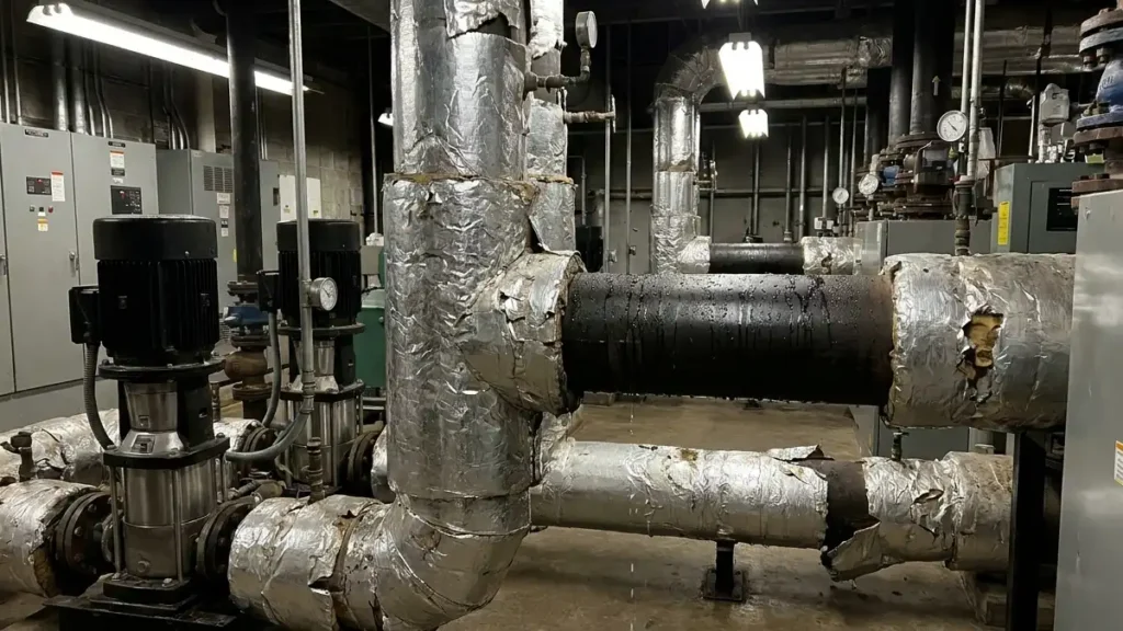 high humidity hvac mechanical room
